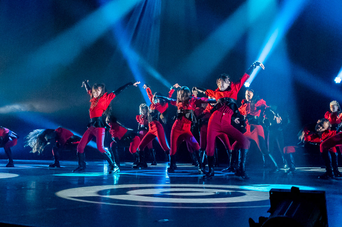 JAZZ FUNKクラスの様子